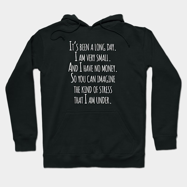 It's Been a Long Day, John Mulaney Quote Hoodie by bpcreate